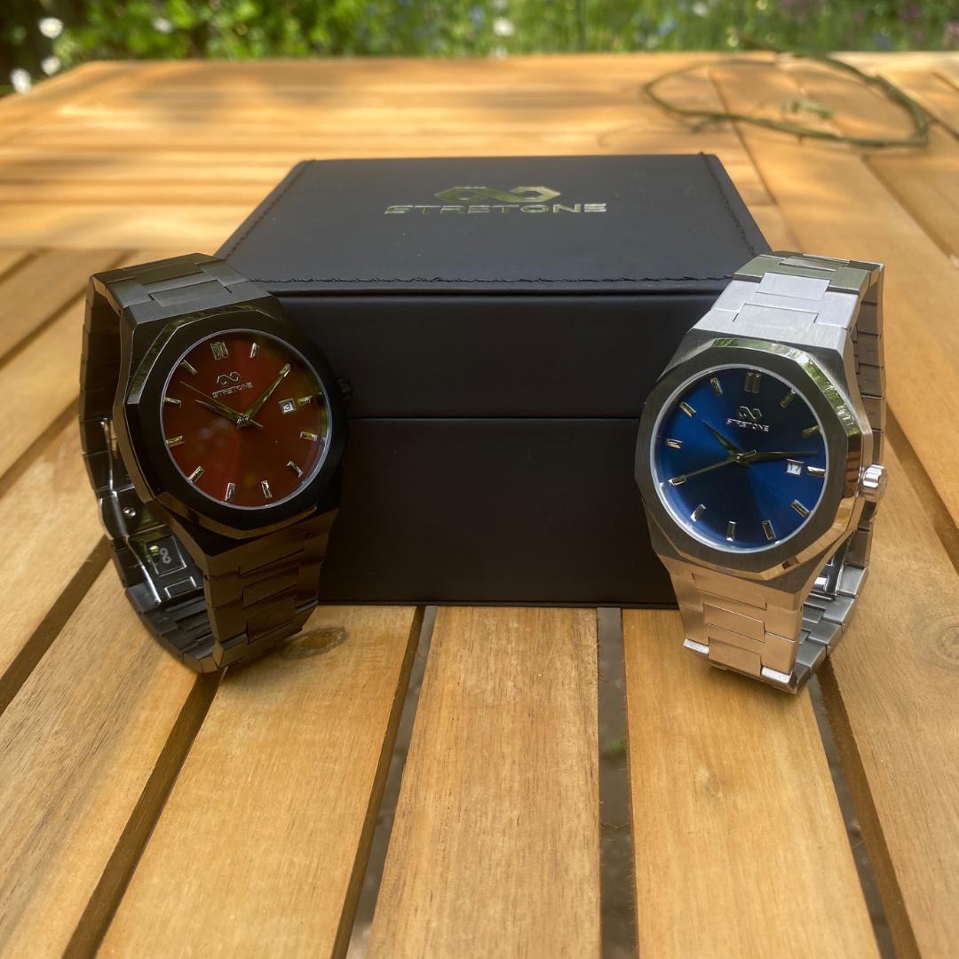 Watches Men Octagonal 5ATM Waterproof Business Casual Fashion Mens Japanese Quartz Stainless Steel Luminous Wrist Watch Gift for Men