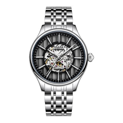 Men's Unique Mechanical Skeleton watch Dial Luxury Wristwatch Waterproof Automatic Stainlkess Steel