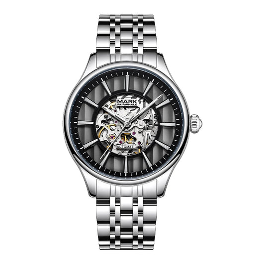 Men's Unique Mechanical Skeleton watch Dial Luxury Wristwatch Waterproof Automatic Stainlkess Steel