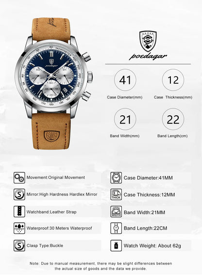 Men,s Multi Dial Fashion Watch