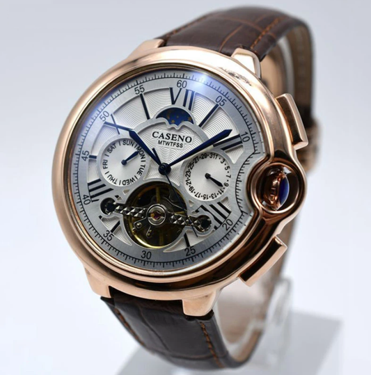 Men's Vintage Watch Tourbillon Mechanical