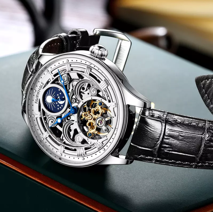 Mens Fashion Tourbillon Mechanical Watch