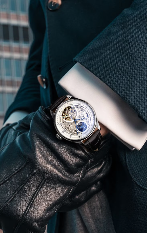 Mens Fashion Tourbillon Mechanical Watch