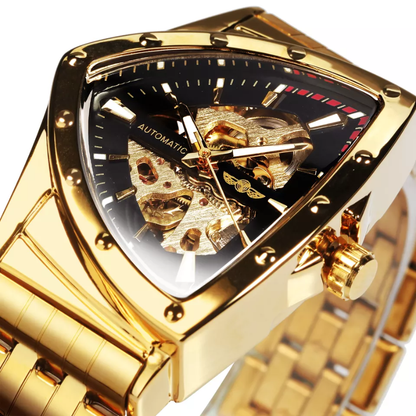 Men's Triangle Skeleton Watch Unique