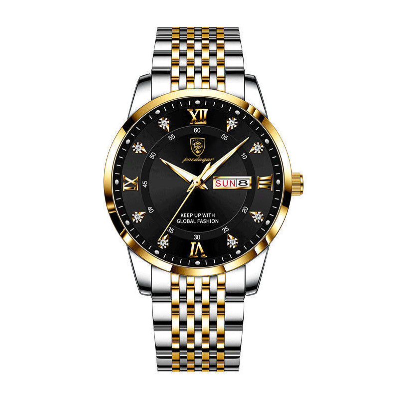 Mens Fashion Stainless steel Quartz Watch